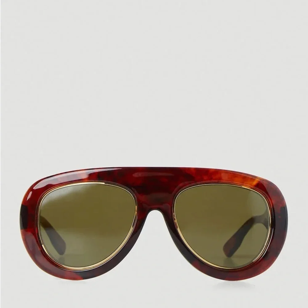 Gucci Eyewear GG1152S 002 tortoiseshell pilot-frame sunglasses